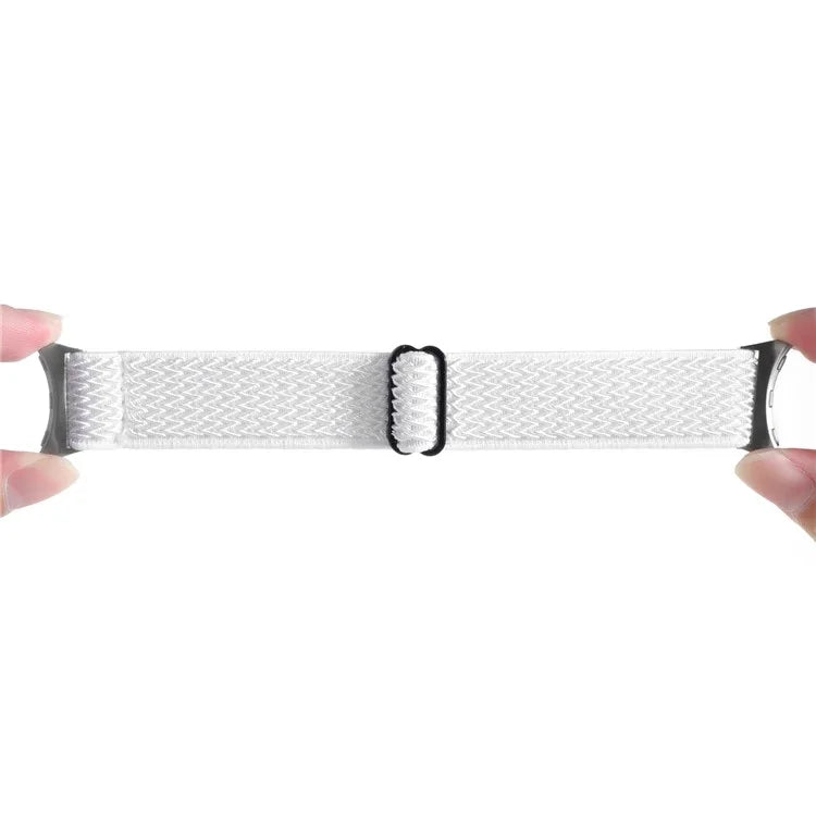For Google Pixel Watch 2 / Pixel Watch Nylon Braided Watch Band Wave Wrist Strap