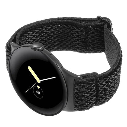 For Google Pixel Watch 2 / Pixel Watch Nylon Braided Watch Band Wave Wrist Strap