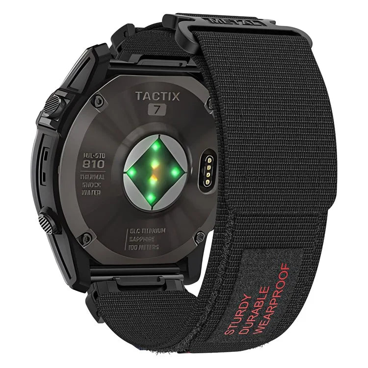 For Garmin Smart Watch 26mm Nylon Women Adjustable Band Magic Tape Design Sport Replacement Strap
