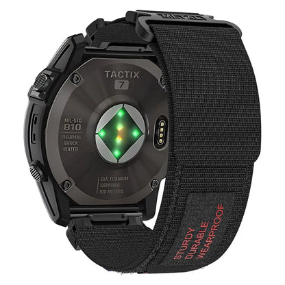 For Garmin Smart Watch 26mm Nylon Women Adjustable Band Magic Tape Design Sport Replacement Strap