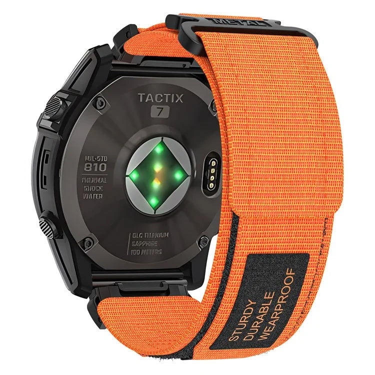For Garmin Smart Watch 26mm Nylon Women Adjustable Band Magic Tape Design Sport Replacement Strap