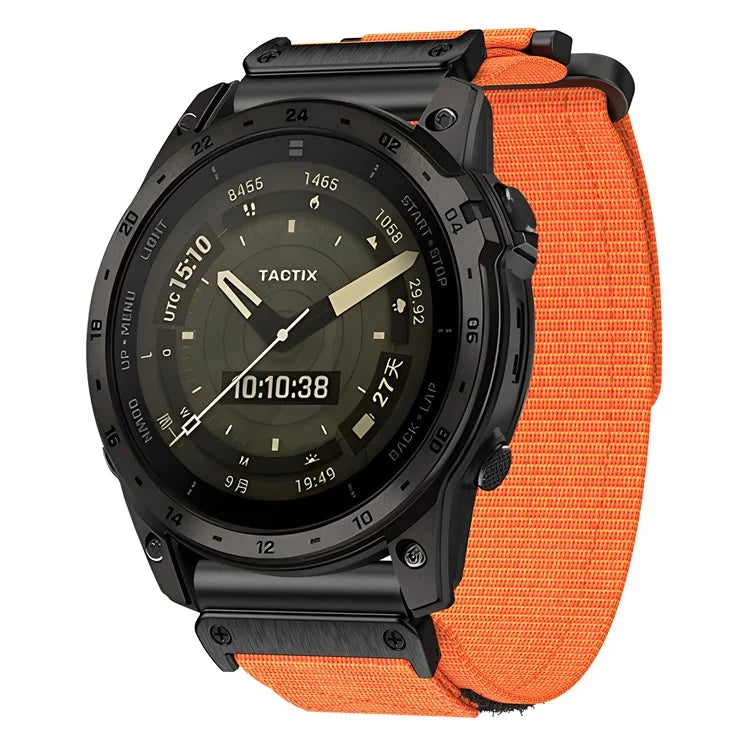 For Garmin Smart Watch 26mm Nylon Women Adjustable Band Magic Tape Design Sport Replacement Strap