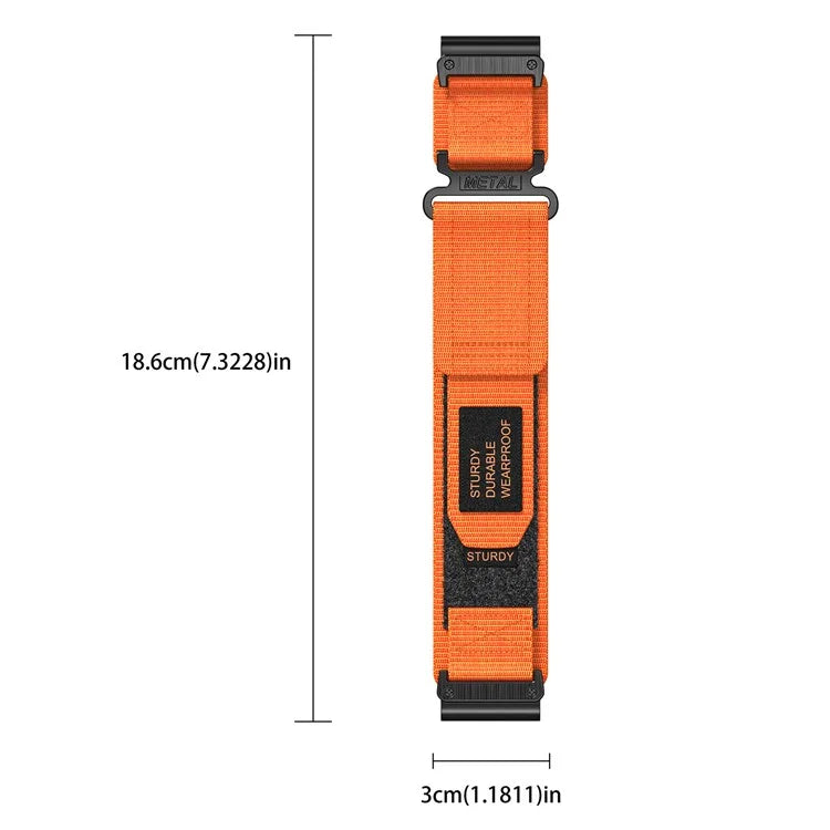 For Garmin Smart Watch 26mm Nylon Women Adjustable Band Magic Tape Design Sport Replacement Strap