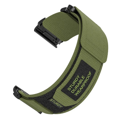 For Garmin Smart Watch 26mm Nylon Women Adjustable Band Magic Tape Design Sport Replacement Strap