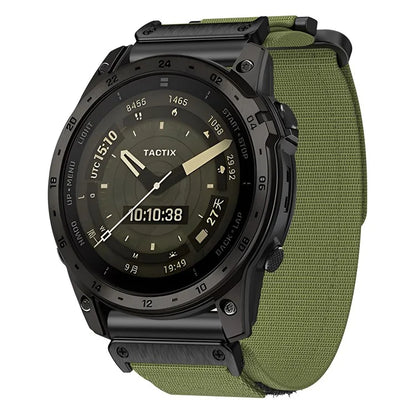 For Garmin Smart Watch 26mm Nylon Women Adjustable Band Magic Tape Design Sport Replacement Strap