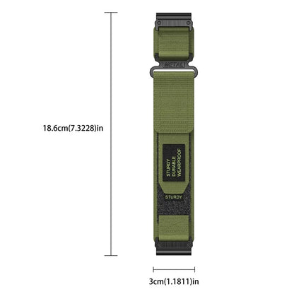 For Garmin Smart Watch 26mm Nylon Women Adjustable Band Magic Tape Design Sport Replacement Strap