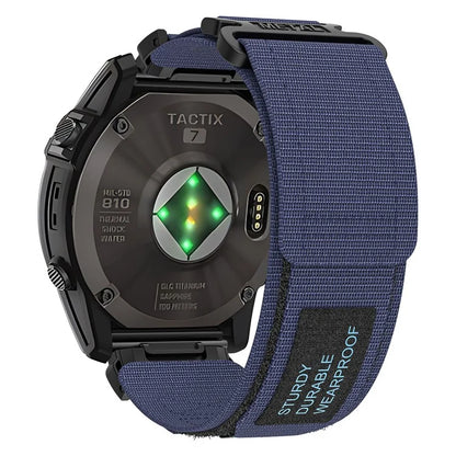 For Garmin Smart Watch 26mm Nylon Women Adjustable Band Magic Tape Design Sport Replacement Strap