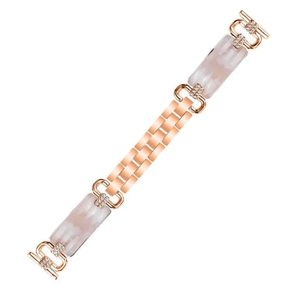 For Garmin Vivomove HR / Vivomove Rhinestone Decor Resin Strap Replacement Bracelet Watch Band