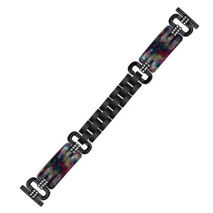 For Garmin Forerunner 245 Music / Forerunner 245 Watch Band Resin+Rhinestone Strap