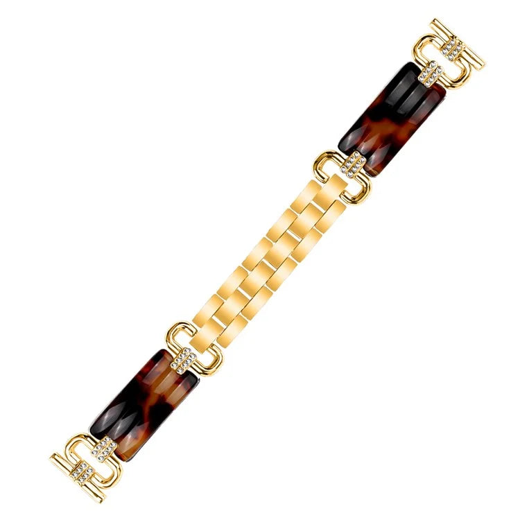 For Garmin Forerunner 245 Music / Forerunner 245 Watch Band Resin+Rhinestone Strap