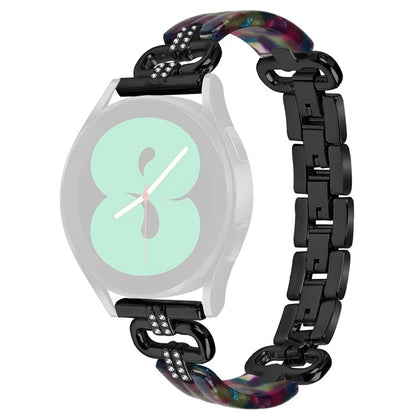 For Samsung Galaxy Watch4 Active Classic  /  Watch 5 Pro Active Resin Smart Watch Strap