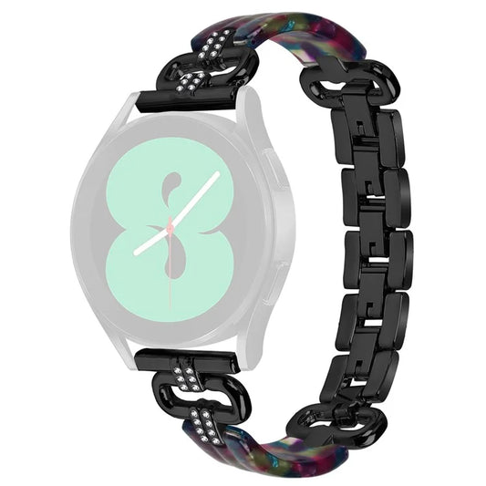 For Samsung Galaxy Watch4 Active Classic  /  Watch 5 Pro Active Resin Smart Watch Strap