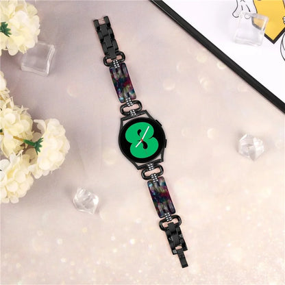 For Samsung Galaxy Watch4 Active Classic  /  Watch 5 Pro Active Resin Smart Watch Strap