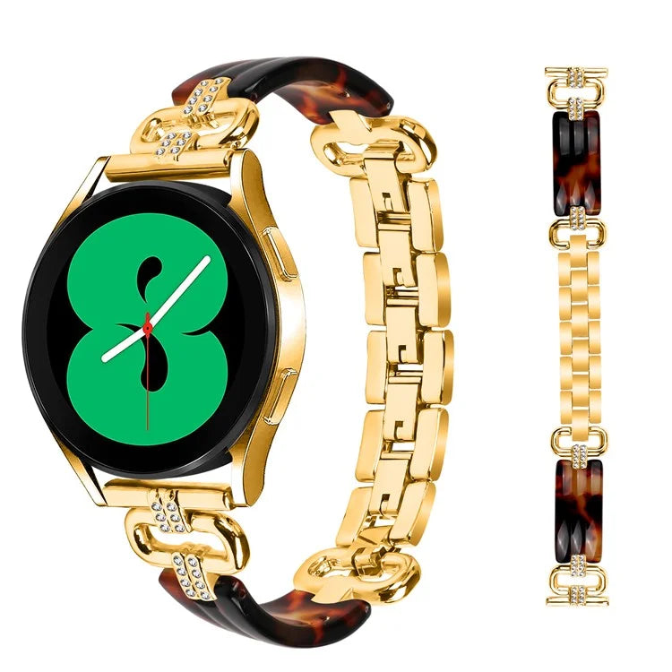 For Samsung Galaxy Watch4 Active Classic  /  Watch 5 Pro Active Resin Smart Watch Strap