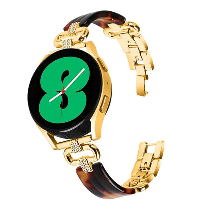 For Samsung Galaxy Watch4 Active Classic  /  Watch 5 Pro Active Resin Smart Watch Strap