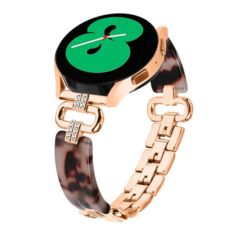 For Samsung Galaxy Watch4 Active Classic  /  Watch 5 Pro Active Resin Smart Watch Strap
