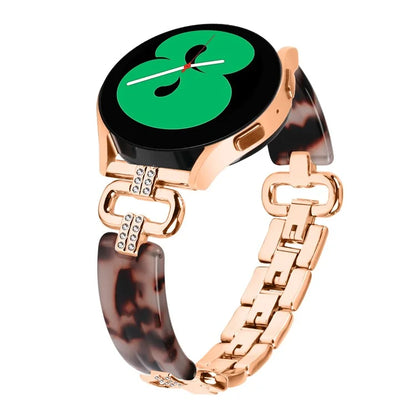 For Samsung Galaxy Watch4 Active Classic  /  Watch 5 Pro Active Resin Smart Watch Strap
