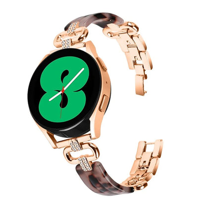 For Samsung Galaxy Watch4 Active Classic  /  Watch 5 Pro Active Resin Smart Watch Strap