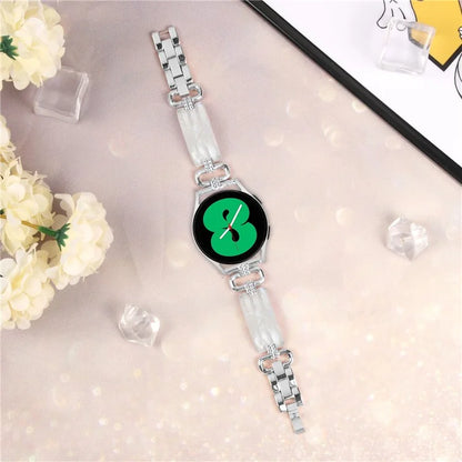 For Samsung Galaxy Watch4 Active Classic  /  Watch 5 Pro Active Resin Smart Watch Strap