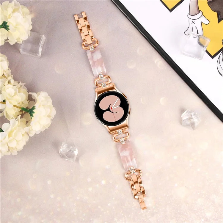 Resin Strap for Samsung Galaxy Watch4 / Watch5 / Watch4 Classic / Watch4 Active / Watch5 Active / Watch5 Pro Watch Band