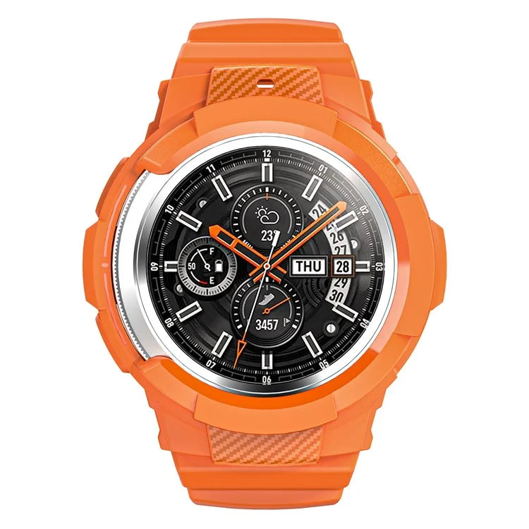 For Samsung Galaxy Watch4 Classic 42mm TPU Sporty Watch Strap Replacement Band with Integrated Watch Case