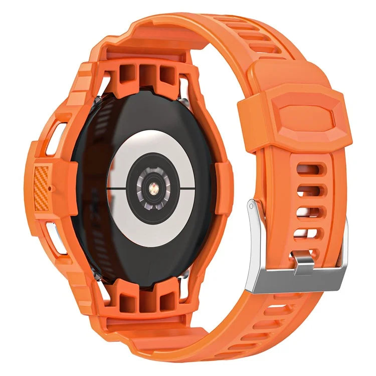 For Samsung Galaxy Watch4 Classic 42mm TPU Sporty Watch Strap Replacement Band with Integrated Watch Case