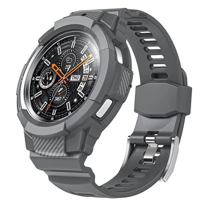 For Samsung Galaxy Watch4 Classic 42mm TPU Sporty Watch Strap Replacement Band with Integrated Watch Case