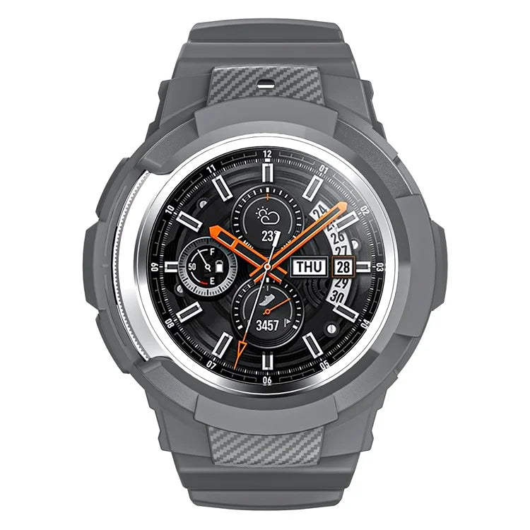 For Samsung Galaxy Watch4 Classic 42mm TPU Sporty Watch Strap Replacement Band with Integrated Watch Case