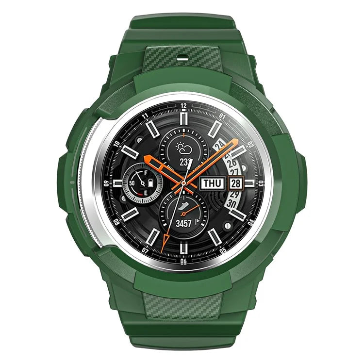 For Samsung Galaxy Watch4 Classic 42mm TPU Sporty Watch Strap Replacement Band with Integrated Watch Case