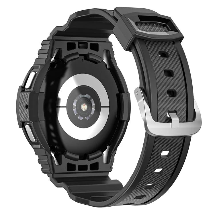 For Samsung Galaxy Watch4 40mm / Watch 5 40mm Integrated TPU Watch Strap Adjustable Band with Watch Case