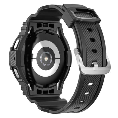 For Samsung Galaxy Watch4 40mm / Watch 5 40mm Integrated TPU Watch Strap Adjustable Band with Watch Case
