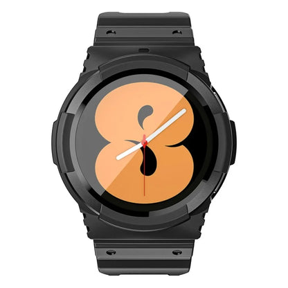 For Samsung Galaxy Watch4 40mm / Watch 5 40mm Integrated TPU Watch Strap Adjustable Band with Watch Case