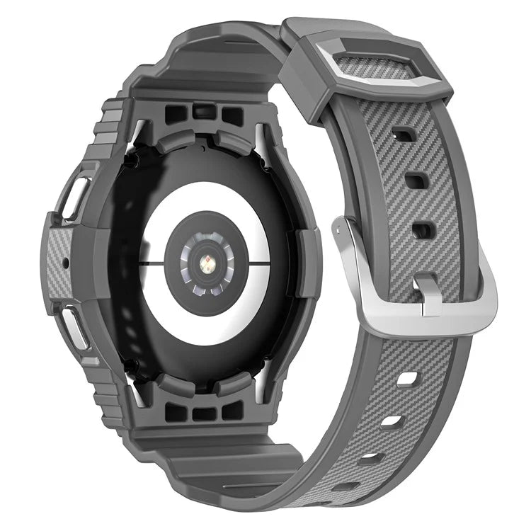 For Samsung Galaxy Watch4 40mm / Watch 5 40mm Integrated TPU Watch Strap Adjustable Band with Watch Case