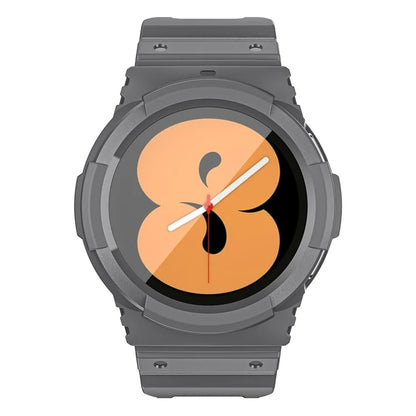 For Samsung Galaxy Watch4 40mm / Watch 5 40mm Integrated TPU Watch Strap Adjustable Band with Watch Case
