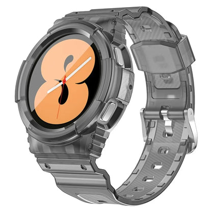 For Samsung Galaxy Watch4 40mm / Watch 5 40mm Integrated TPU Watch Strap Adjustable Band with Watch Case
