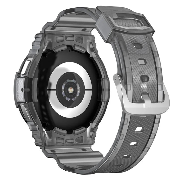 For Samsung Galaxy Watch4 40mm / Watch 5 40mm Integrated TPU Watch Strap Adjustable Band with Watch Case