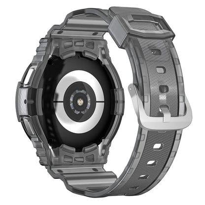 For Samsung Galaxy Watch4 40mm / Watch 5 40mm Integrated TPU Watch Strap Adjustable Band with Watch Case