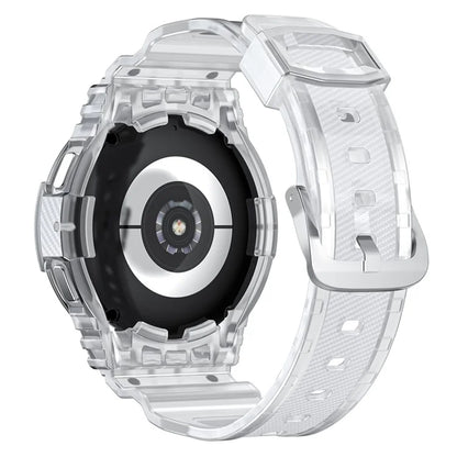 For Samsung Galaxy Watch4 40mm / Watch 5 40mm Integrated TPU Watch Strap Adjustable Band with Watch Case