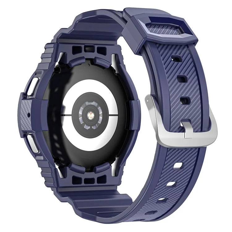 For Samsung Galaxy Watch4 40mm / Watch 5 40mm Integrated TPU Watch Strap Adjustable Band with Watch Case