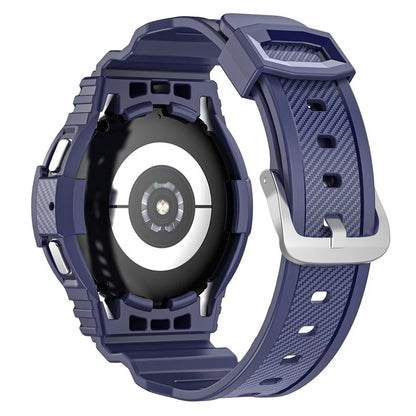 For Samsung Galaxy Watch4 40mm / Watch 5 40mm Integrated TPU Watch Strap Adjustable Band with Watch Case