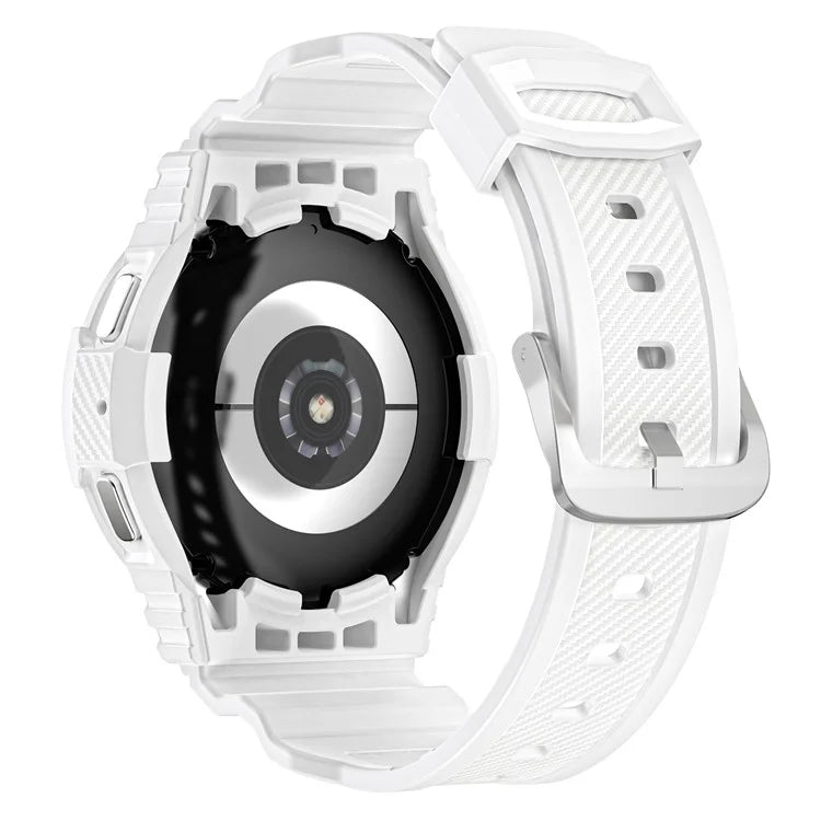 For Samsung Galaxy Watch4 40mm / Watch 5 40mm Integrated TPU Watch Strap Adjustable Band with Watch Case