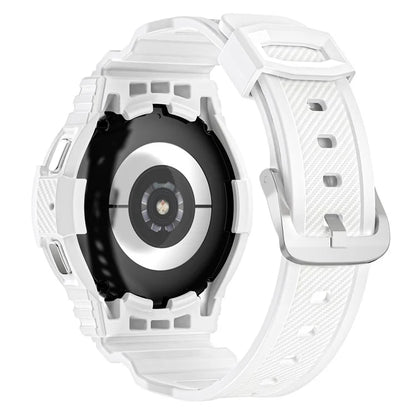 For Samsung Galaxy Watch4 40mm / Watch 5 40mm Integrated TPU Watch Strap Adjustable Band with Watch Case