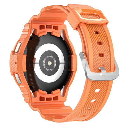 For Samsung Galaxy Watch4 40mm / Watch 5 40mm Integrated TPU Watch Strap Adjustable Band with Watch Case