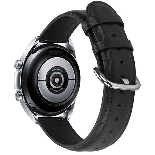 Watch Strap for Huawei Watch GT / GT 2 46mm / 42mm / Samsung Galaxy Watch 46mm First Layer Cowhide Wrist Band