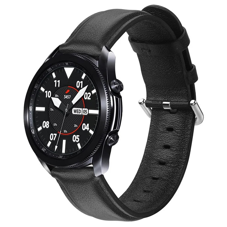 Watch Strap for Huawei Watch GT / GT 2 46mm / 42mm / Samsung Galaxy Watch 46mm First Layer Cowhide Wrist Band