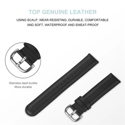 Watch Strap for Huawei Watch GT / GT 2 46mm / 42mm / Samsung Galaxy Watch 46mm First Layer Cowhide Wrist Band