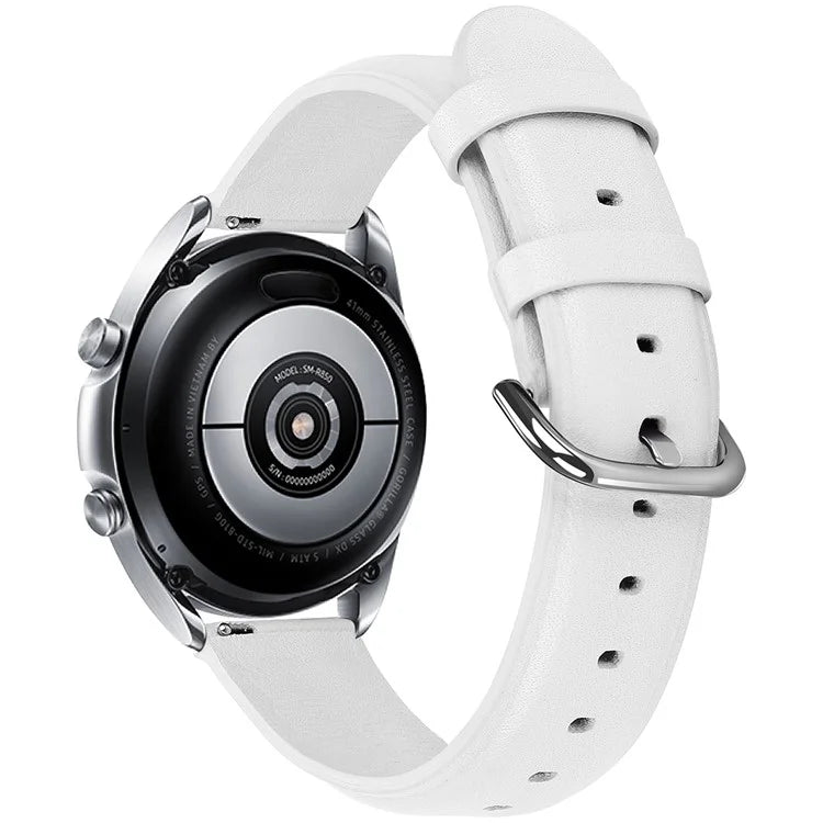 Watch Strap for Huawei Watch GT / GT 2 46mm / 42mm / Samsung Galaxy Watch 46mm First Layer Cowhide Wrist Band