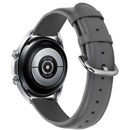 Watch Strap for Huawei Watch GT / GT 2 46mm / 42mm / Samsung Galaxy Watch 46mm First Layer Cowhide Wrist Band