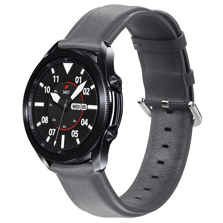 Watch Strap for Huawei Watch GT / GT 2 46mm / 42mm / Samsung Galaxy Watch 46mm First Layer Cowhide Wrist Band
