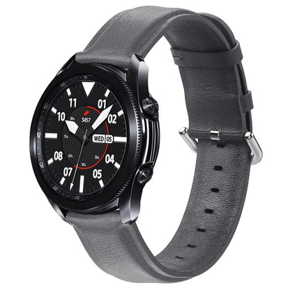 Watch Strap for Huawei Watch GT / GT 2 46mm / 42mm / Samsung Galaxy Watch 46mm First Layer Cowhide Wrist Band